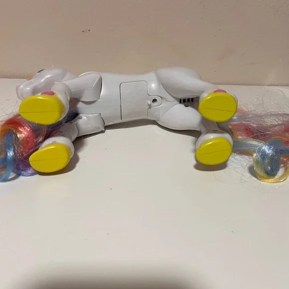 Interactive Sounds Light Up Unicorn Horn Toy Kids White Rainbow Mythical Sparkle - Picture 7 of 7